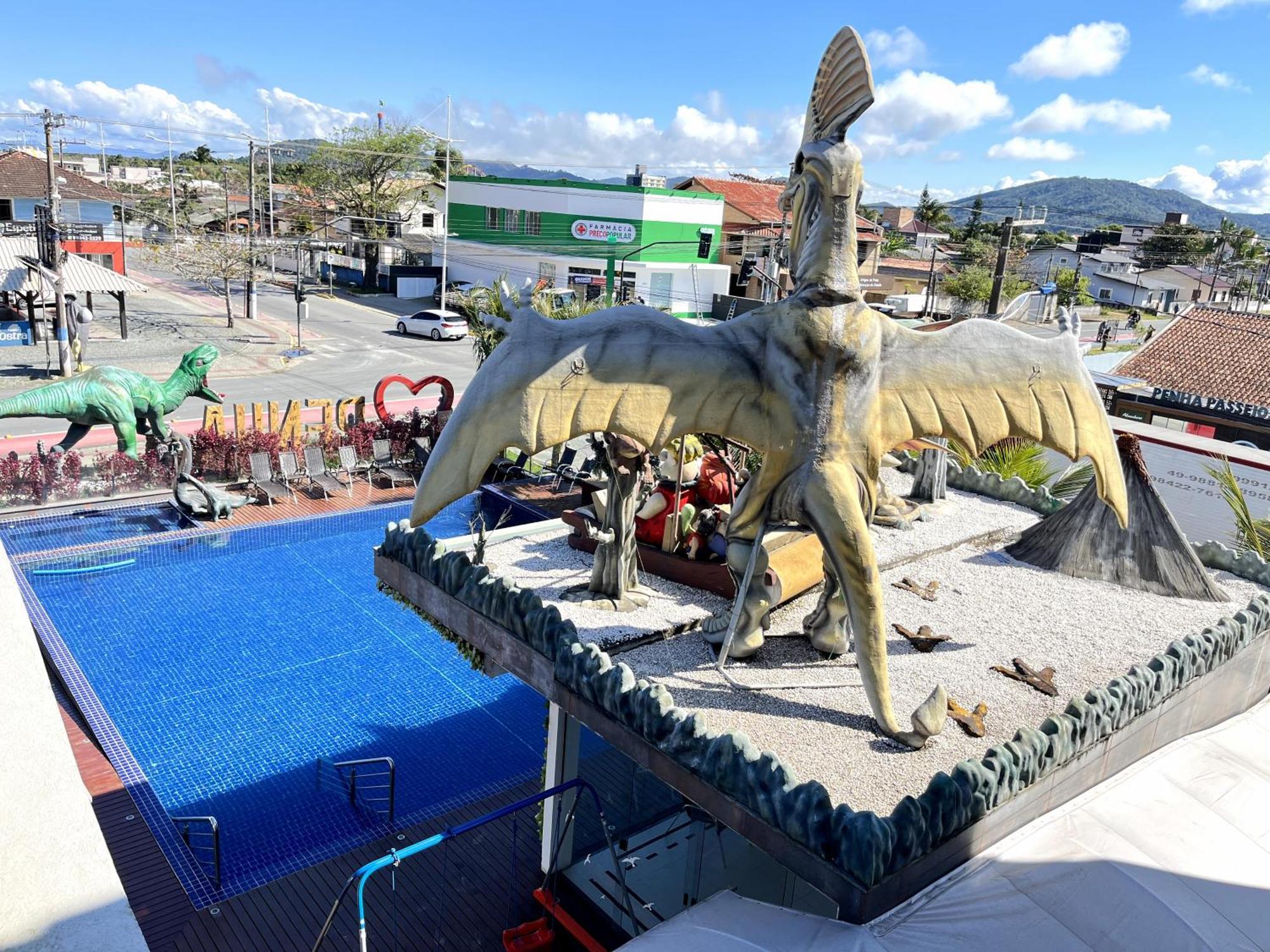 Hotel Recanto Dos Dinossauros Penha  Kültér fotó