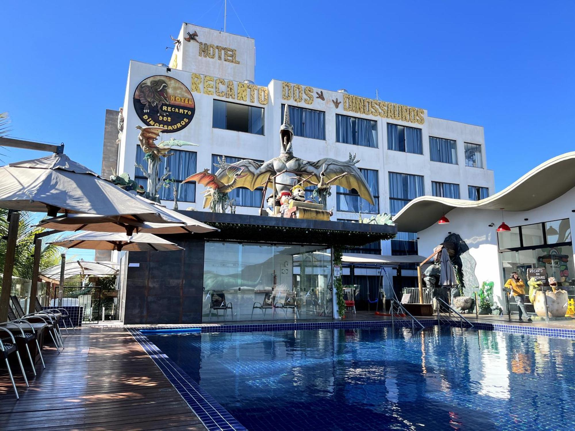 Hotel Recanto Dos Dinossauros Penha  Kültér fotó